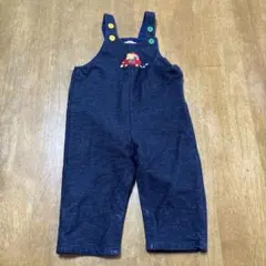 ミキハウス　デニム風オーバーオール