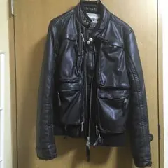 ディースクエアード ライダースジャケット 傷あり即決☆