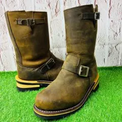 ベッカム愛用 Sendra Motorboots エンジニアブーツ ブラウン - メルカリ
