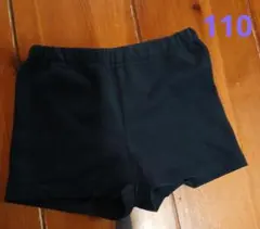 UNIQLO キッズ スパッツ 110サイズ 黒ぱん