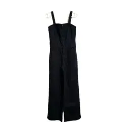 【新品】GU/ジーユー ベアトップサロペットパンツ ブラックMサイズ