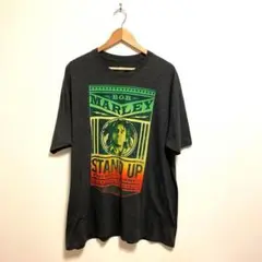 BOBMARLEY　ボブマーリー　レゲエ　プリント　ラスタカラーTシャツ　XXL