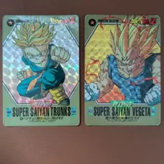 ​【1994】ドラゴンボール カードダス ベジータ＆トランクス 魔人ブウ編セット