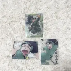 忍たま乱太郎 七松小平太 ホログラム カミアニTOUCH2 カード 3枚セット