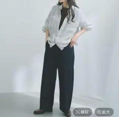 studio CLIP 今期　すっきりワイドストレートパンツ
