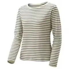 モンベル WIC.ボーダー ロングスリーブTシャツ