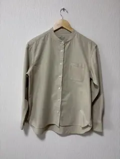 無印良品 スタンドカラーシャツsサイズ
