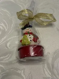 スノーマン キャンドル クリスマス 飾りのサムネイル