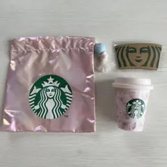 スターバックス ミニカップ 巾着セット 桜デザイン