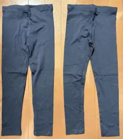 H&M キッズ レギンス ネイビー2枚セット110cm
