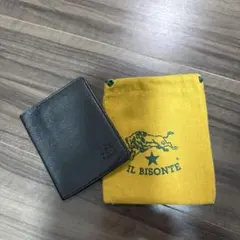 イルビゾンテ　IL BISONTE パスケース　ブラック