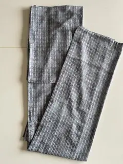 夏着物 グレー系　透け感 身丈163cm 美品 和装 夏物 高身長対応