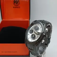 稼働　箱・錶帶配件　SEIKO　WIRED　7T92　三角型號　計時碼錶