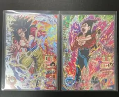 ドラゴンボールヒーローズ 2014年 バインダープロモ 孫悟空・ベジータGT