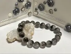 ☆ブラックエレスチャルクォーツ10mmブレスレット☆