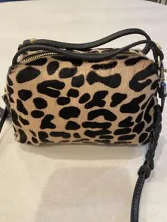 ジャンニキャリーニ　ショルダーバッグ　レオパード　アリファs