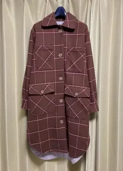 美品 リーマシュー lee mathus コート チェック ユナイテッドアローズ