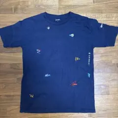 graniph グラニフ SHINKAI 半袖Tシャツ ネイビー