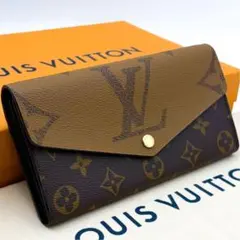 【極美品】ルイヴィトン ポルトフォイユ サラ ジャイアント リバース 長財布