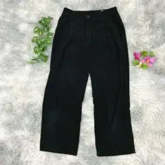 【SOMETHING Basic】カジュアルパンツ M 黒 エドウィン シンプル