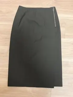 Uniqlo U サイドジッパースカート　グリーン