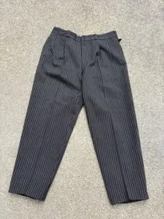 40s 50s ウール ギャバジンスラックス ストライプ ヴィンテージ ユーロ