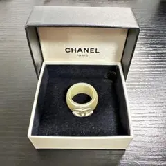 美品⋆꙳CHANEL ココマークのみ ツイストリング 美品⋆꙳CHANEL ココマークのみ ツイストリング - メルカリ