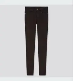 ウルトラストレッチジーンズ　スキニー　黒　スキニーでニム　スキニーパンツ　24