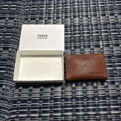 TAKEO KIKUCHI ブラウン コインケース