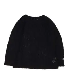 メッシュニット シアーニット mesh knit セーター sweater 黒のサムネイル