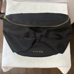 TOCCA リボン ショルダーバッグ ボディバッグ ブラック