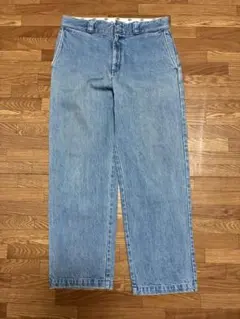 ディッキーズ　874　デニム生地　ワークパンツ　デニムスラックス
