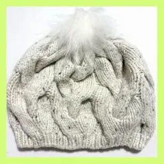 ✨美品✨ アーバンリサーチロッソ ニット ベレー帽 帽子 ポンポン