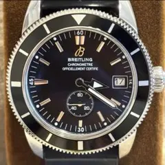 稀少 美品 38ミリ BREITLING 自動巻き時計 ブラックダイヤルのサムネイル