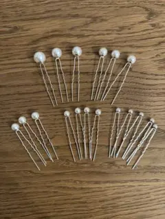 パール付きヘアピン 18本セット