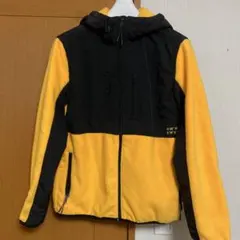 フリースジャケット イエロー ブラック