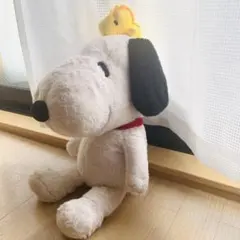 【スヌーピー】ぬいぐるみ ウッドストック付き 約30cm