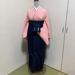 【教員向き】卒業式袴セットピンク 紺 トール 色無地