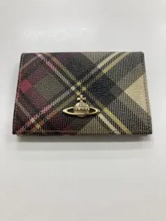 Vivienne Westwood 名刺入れ チェック柄 オーブのサムネイル
