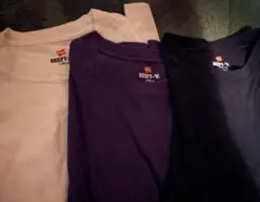 Hanes　BEEFY-T 白紫黒　3枚セットのサムネイル