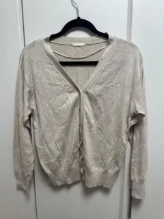 GU カーディガン M ベージュ