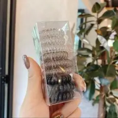 ヘアゴム 大人 キッズ♪スプリングヘアゴム 9本セット♪スパイラル