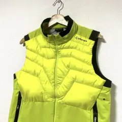 TaylorMade テーラーメイド 中綿ベスト O イエロー 使用感有り 中古