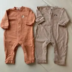 ペアマノン　80サイズ ロンパース 2点セット　春秋冬
