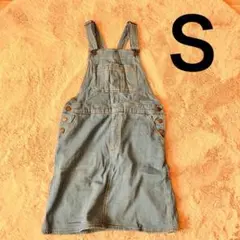 デニム サロペット ジャンパースカート　レディース　サイズＳ　匿名配送　送料込み