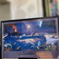ラッセン　OUR WORLD マウイ　ハワイ　ポスター　額装　アート　絵画 ラッセンOUR WORLD マウイハワイポスター額装アート絵画