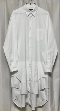 【試着のみ】23AW コムデギャルソン　オムプリュス　ロングレイヤードシャツ