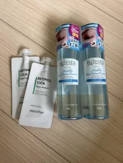 Bifesta アイメイクリムーバー 2本 おまけでinnisfree サンプルのサムネイル