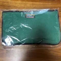 【新品未使用】【LLBean】 フリースブランケット　膝掛け　 緑　グリーン