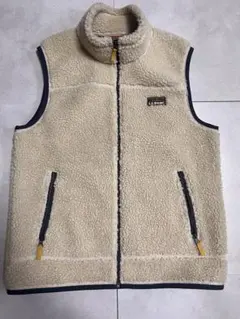 L.L.Bean フリースベスト MED-REG ベージュ